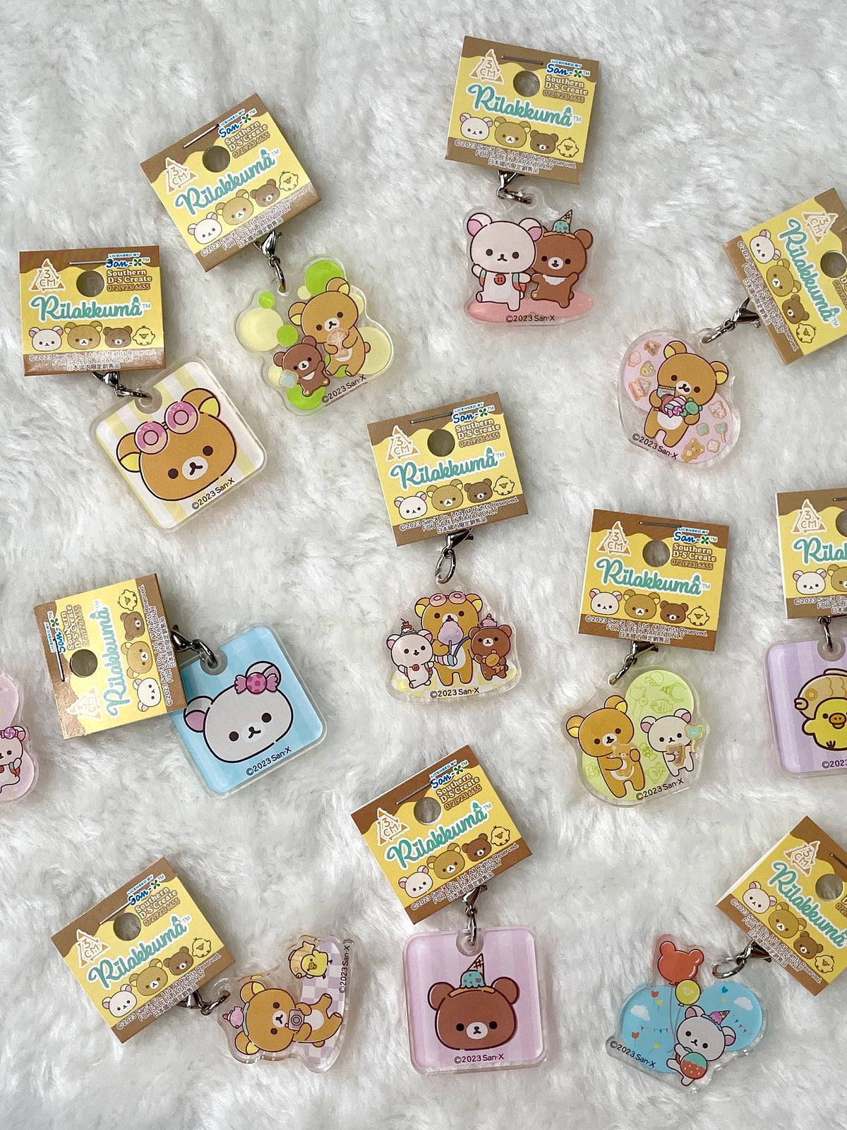 San-X Rilakkuma Keychain 3CM Size Bear 06750