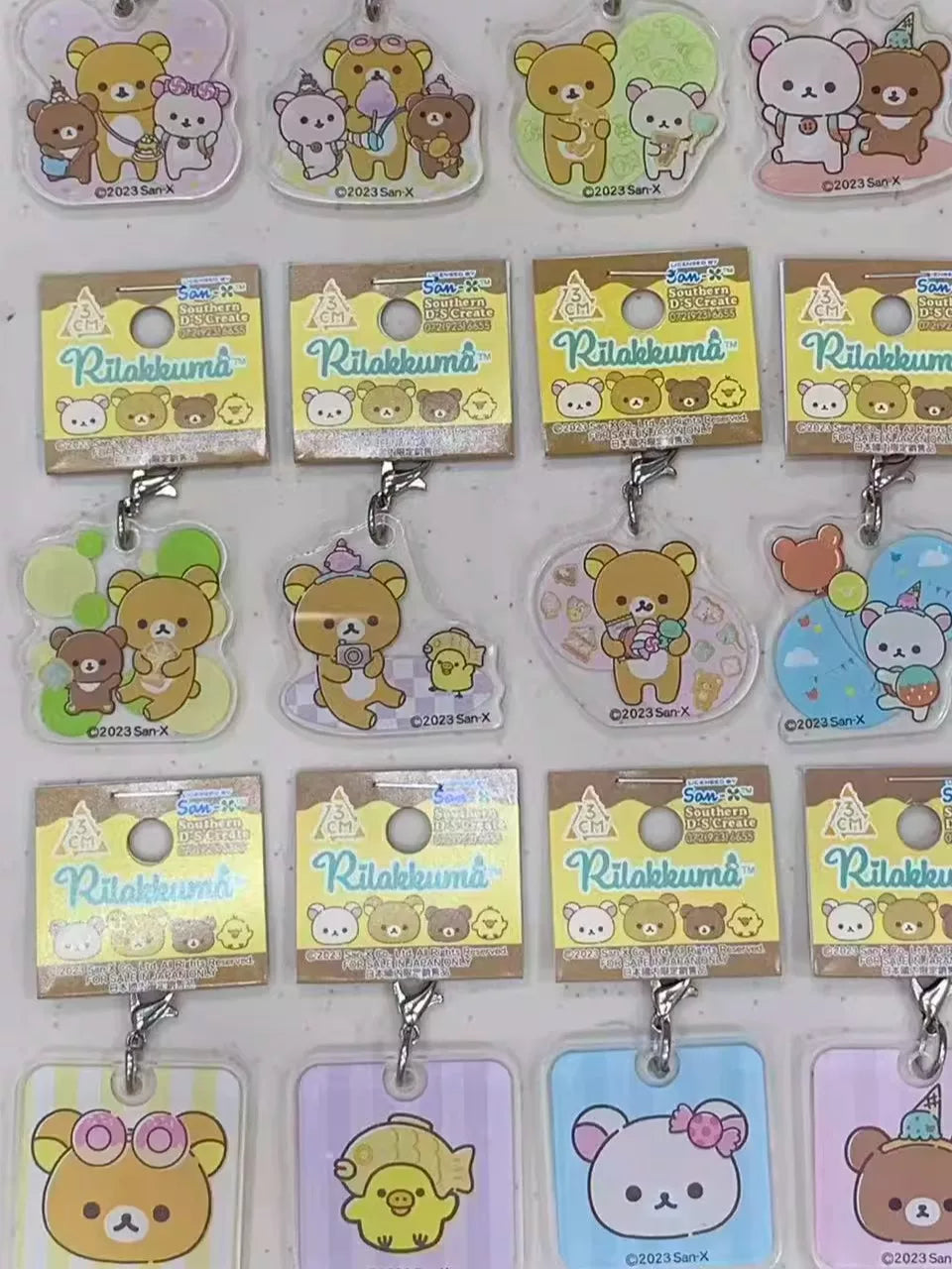 San-X Rilakkuma Keychain 3CM Size Bear 06750