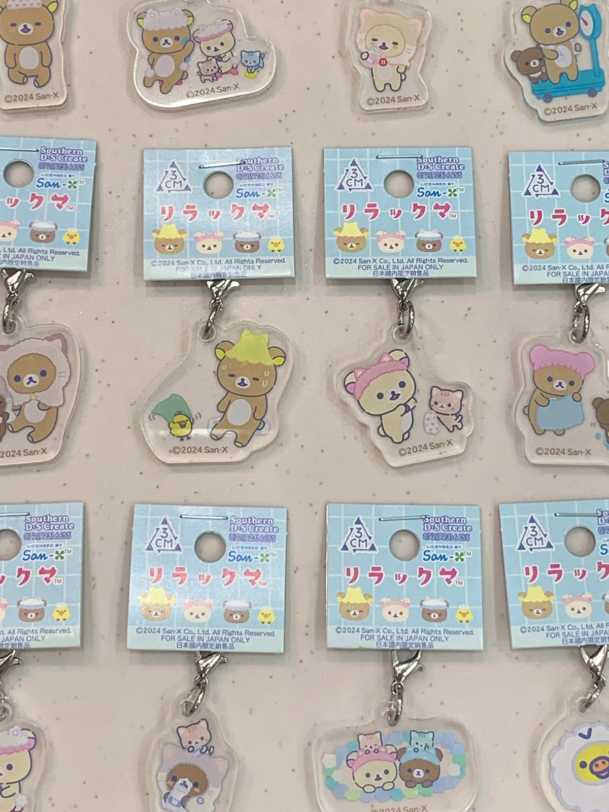 San-X Rilakkuma Keychain 3CM Size Bear