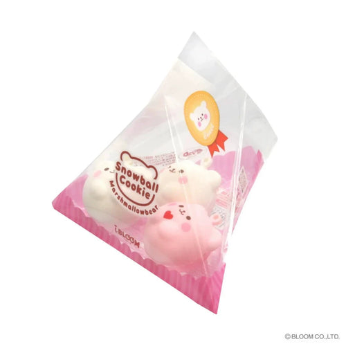 ibloom 小白熊雪球慢回弹 squishy 草莓牛奶配色三角袋包装