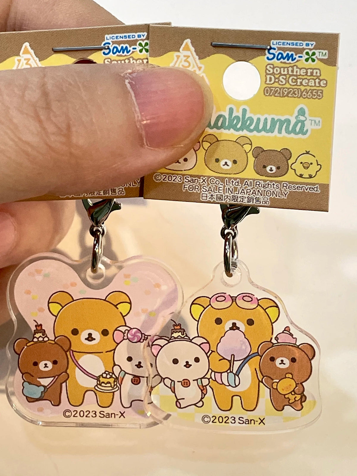 San-X Rilakkuma Keychain 3CM Size Bear 06750