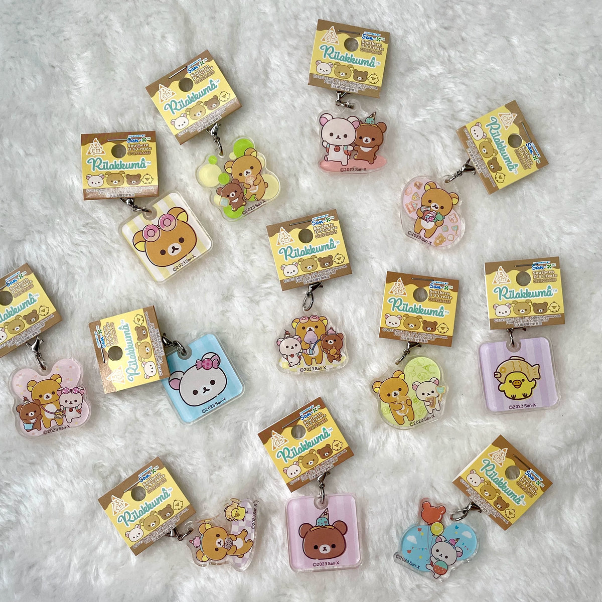 San-X Rilakkuma Keychain 3CM Size Bear 06750