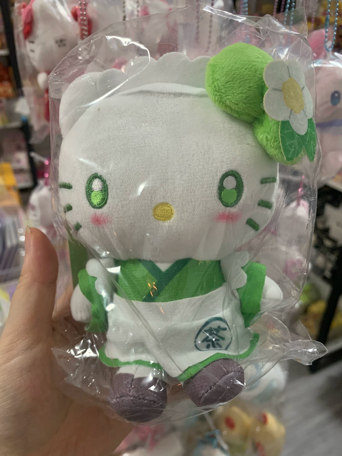 日本三丽鸥毛绒挂件合集 抹茶 芭蕾 和服 kitty 美乐蒂玉桂狗