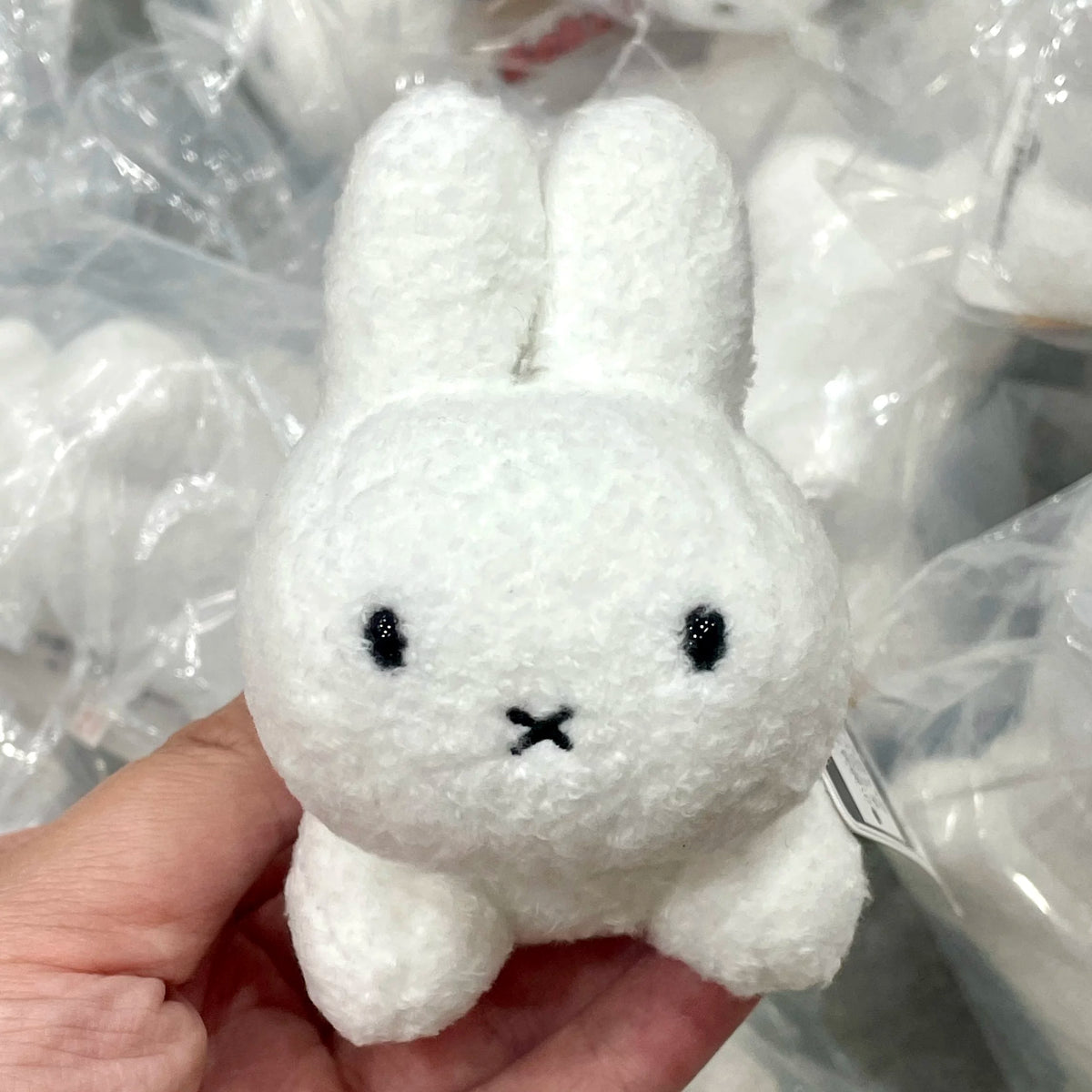 miffy米菲兔卷毛趴趴兔ss号毛绒玩偶公仔手玉Sekiguchi