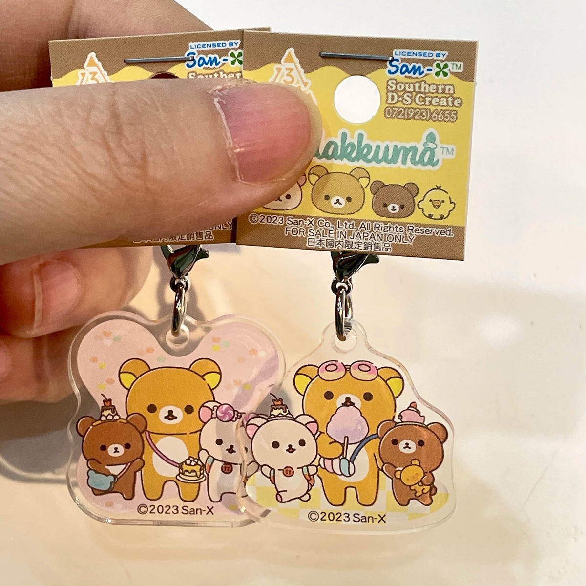 San-X Rilakkuma Keychain 3CM Size Bear 06750