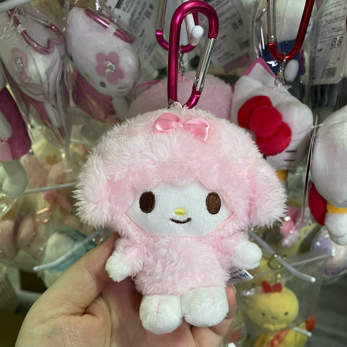 日本三丽鸥毛绒挂件合集 抹茶 芭蕾 和服 kitty 美乐蒂玉桂狗