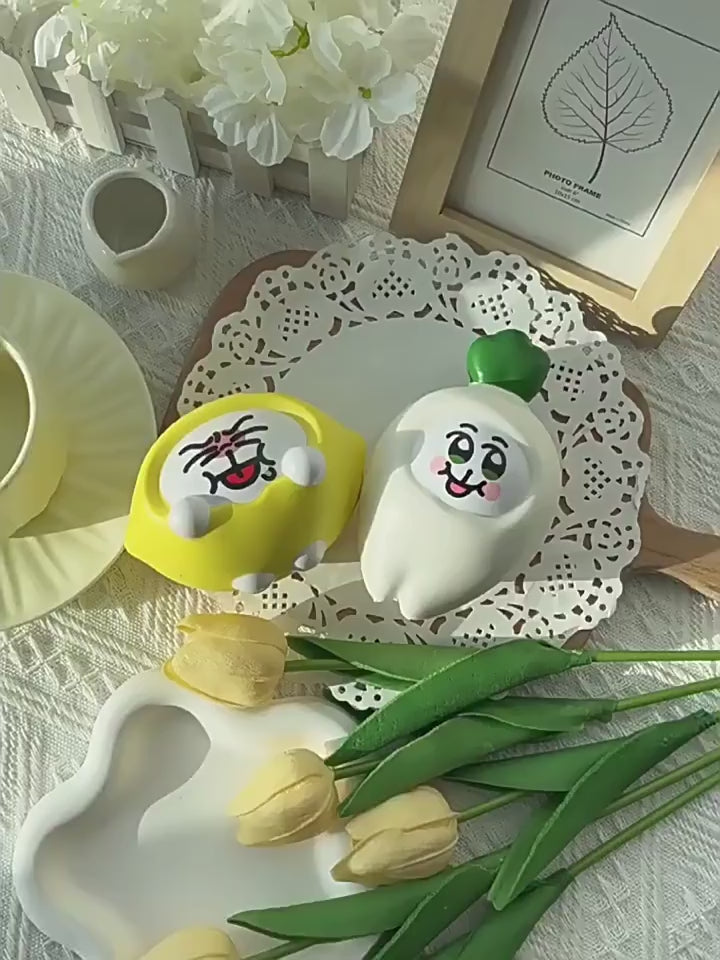 陌凛 奇米蛋超市促销 柠檬萝卜 慢回弹玩具捏捏乐解压玩具 squishy